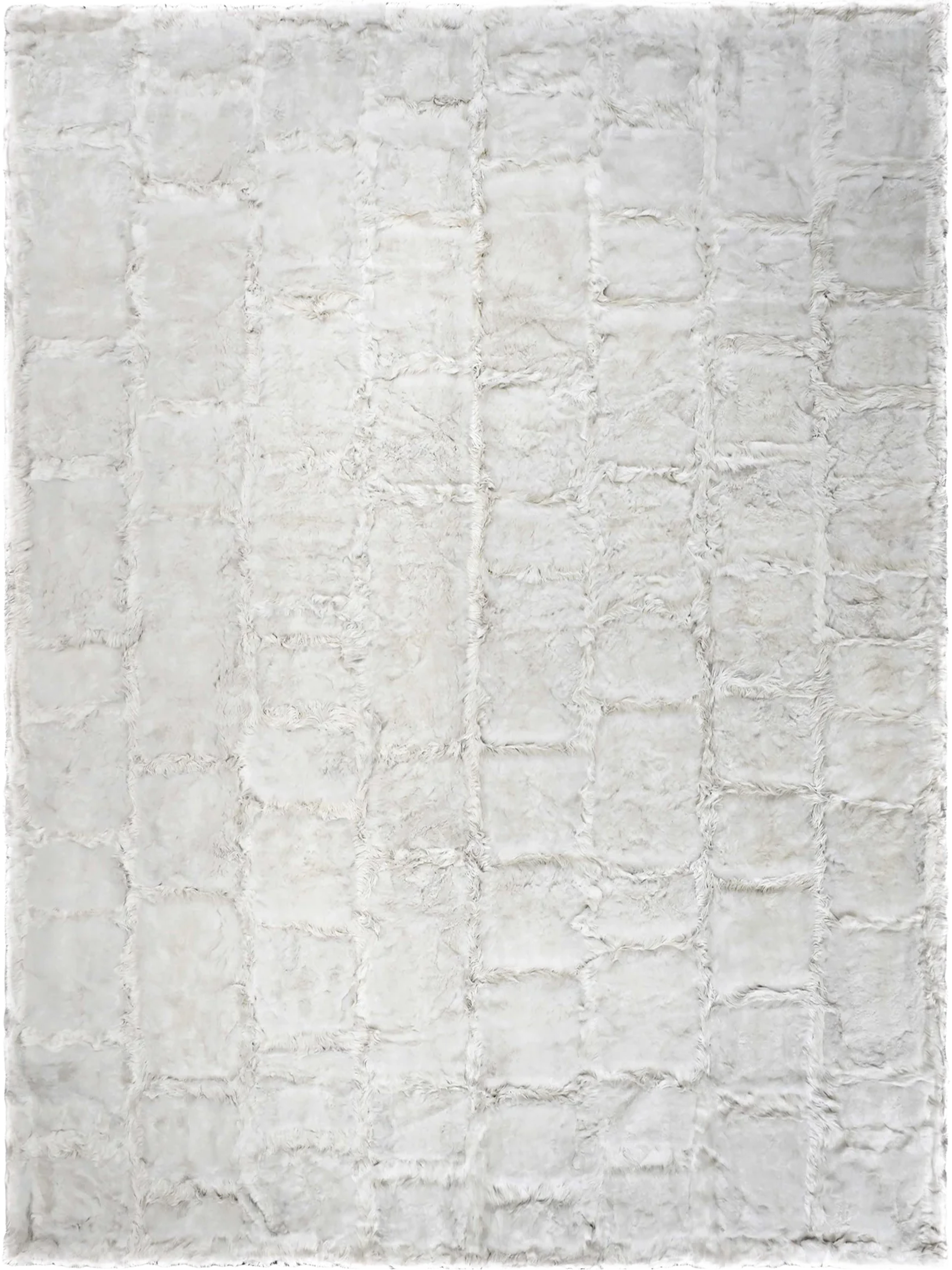 Alpaca Fur - Cobblestone White