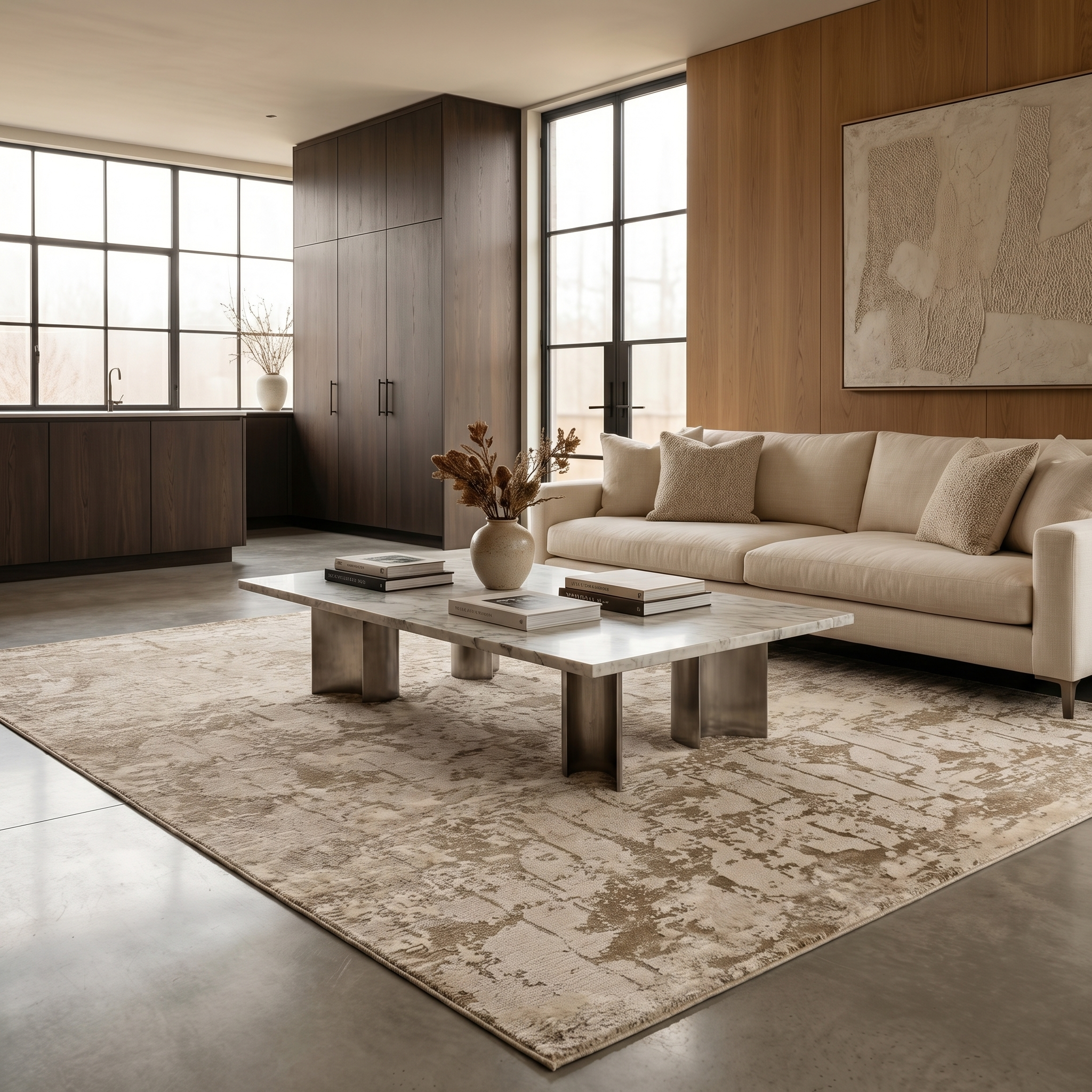 Capri Champagne - Modern Rugs LA