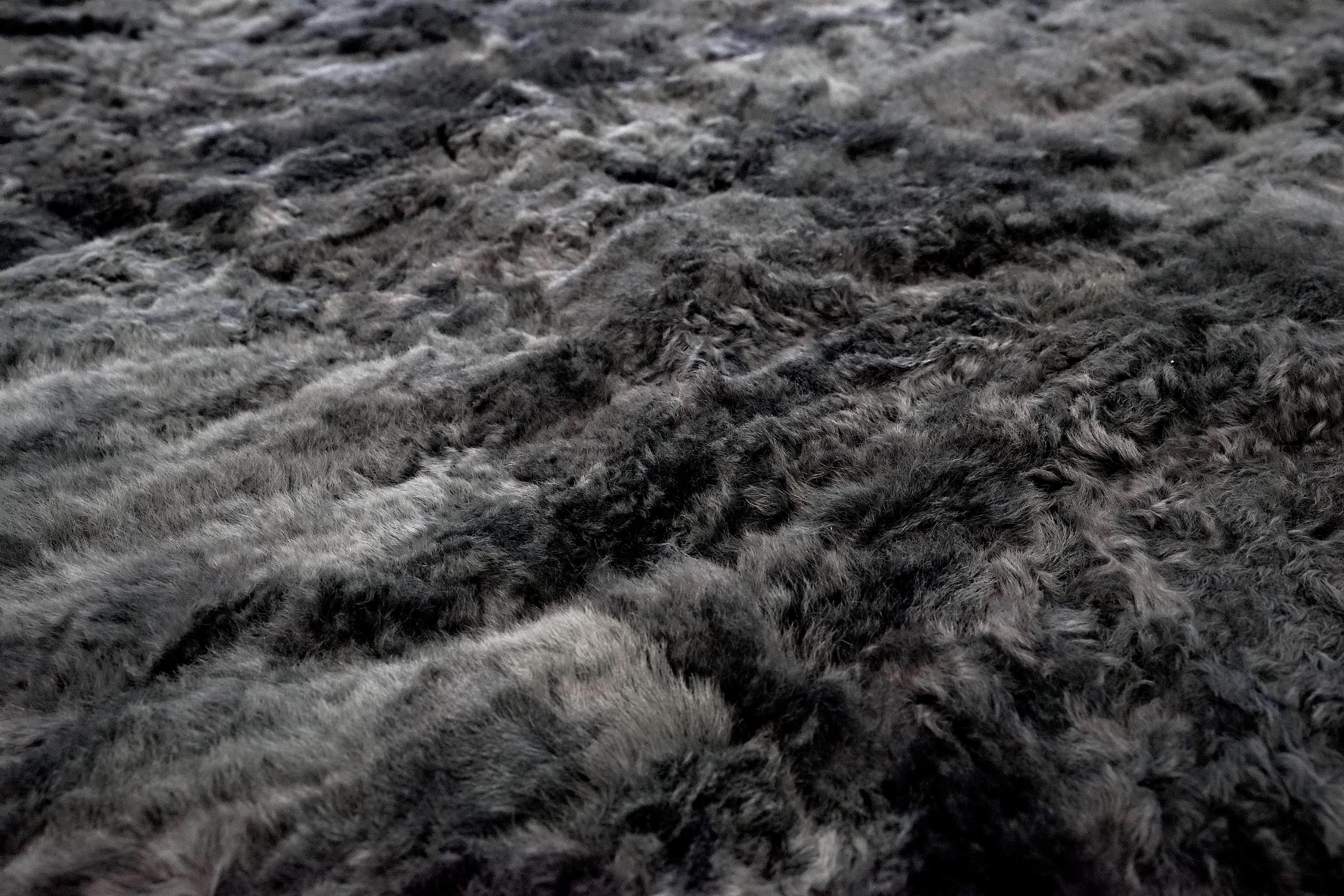 Alpaca Fur - Charcoal