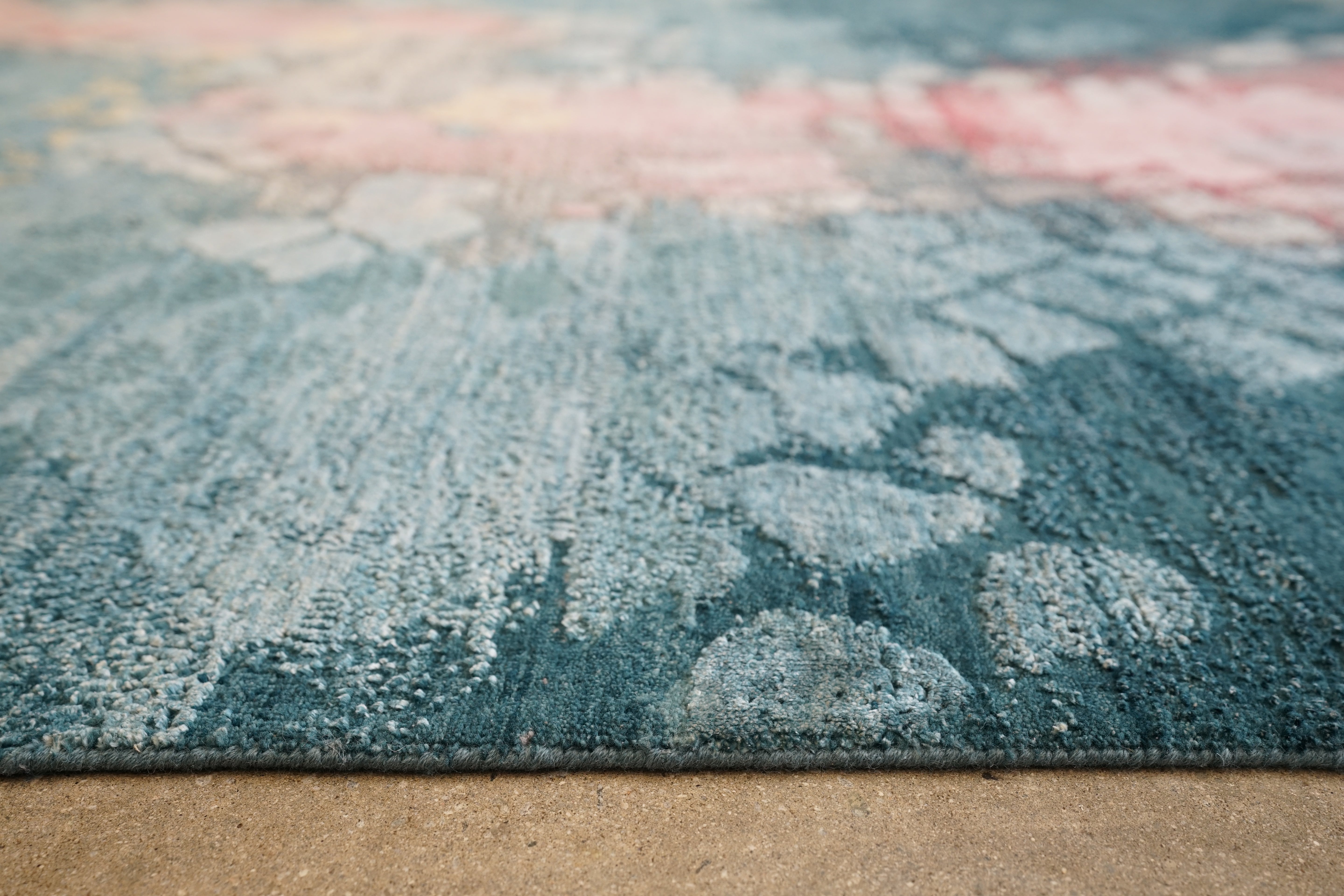 Pisces - Teal / Berry - Modern Rugs LA