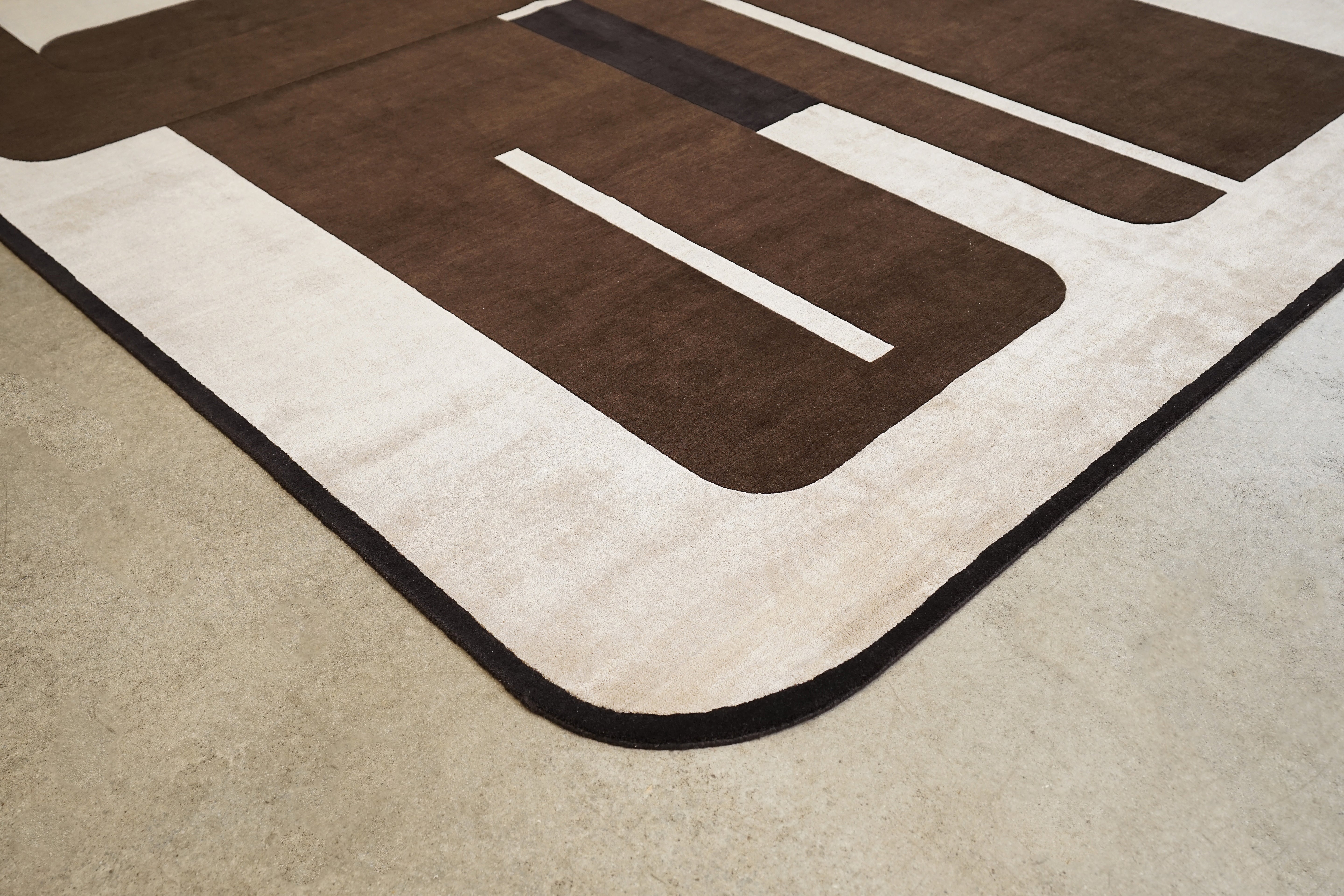 Aimes - Chocolate - Modern Rugs LA