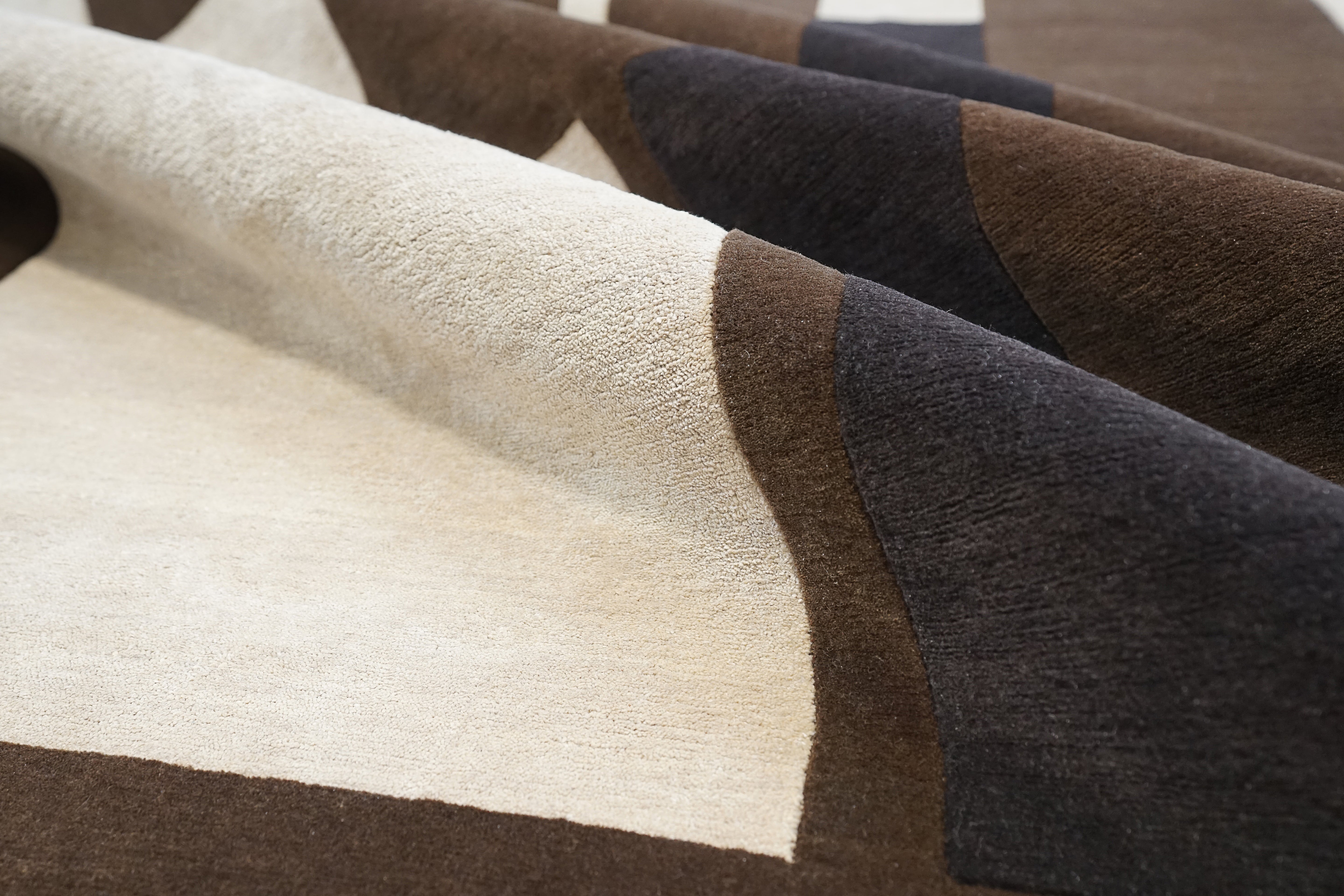 Aimes - Chocolate - Modern Rugs LA