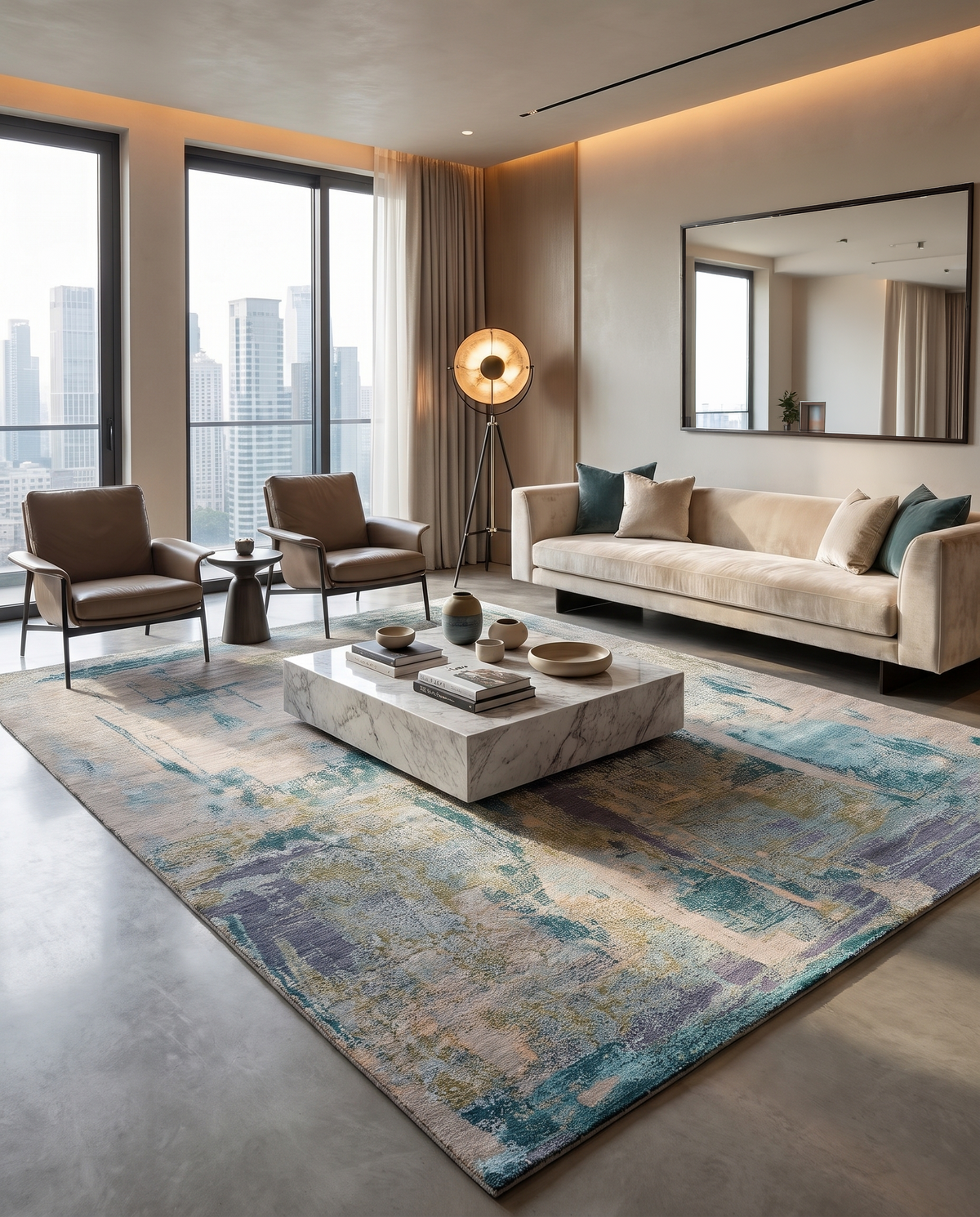 Hudson - Emerald - Modern Rugs LA