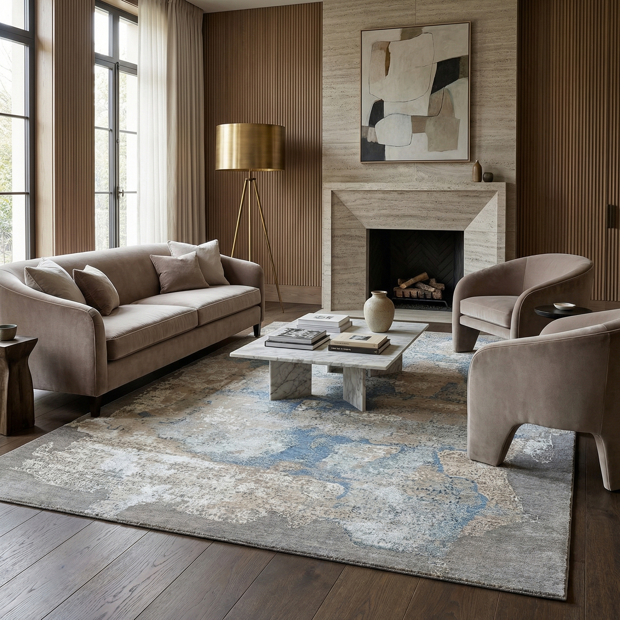 Manhattan 1074 - Modern Rugs LA