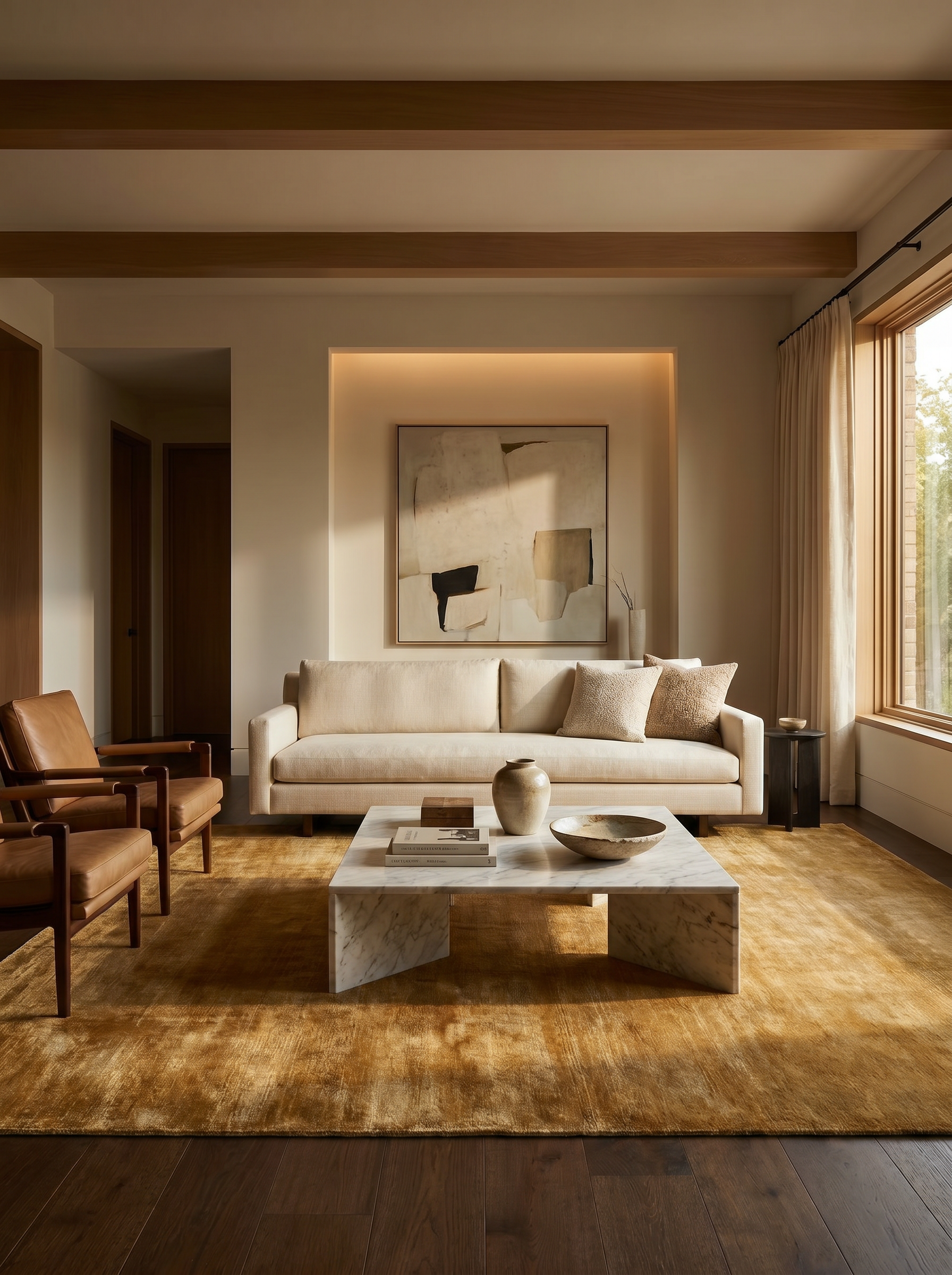 Sheared Silk - Copper - Modern Rugs LA