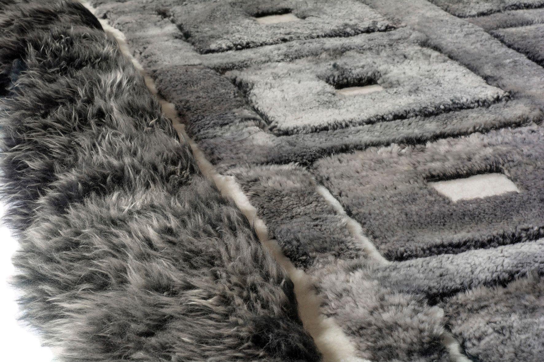 Alhambra Two Tones Patagonia Sheepskin - Modern Rugs LA