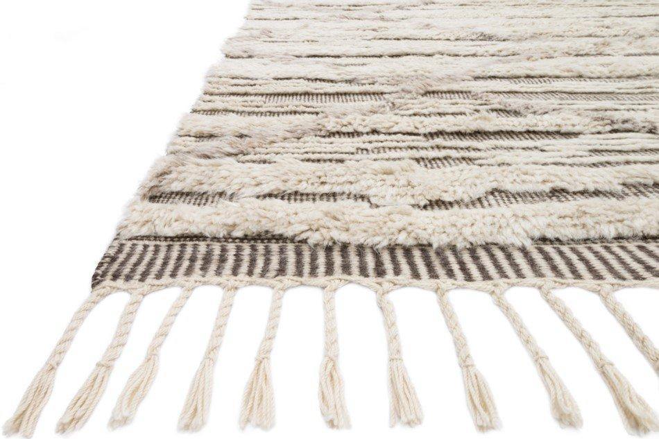 Khalid in Ivory Taupe - Modern Rugs LA