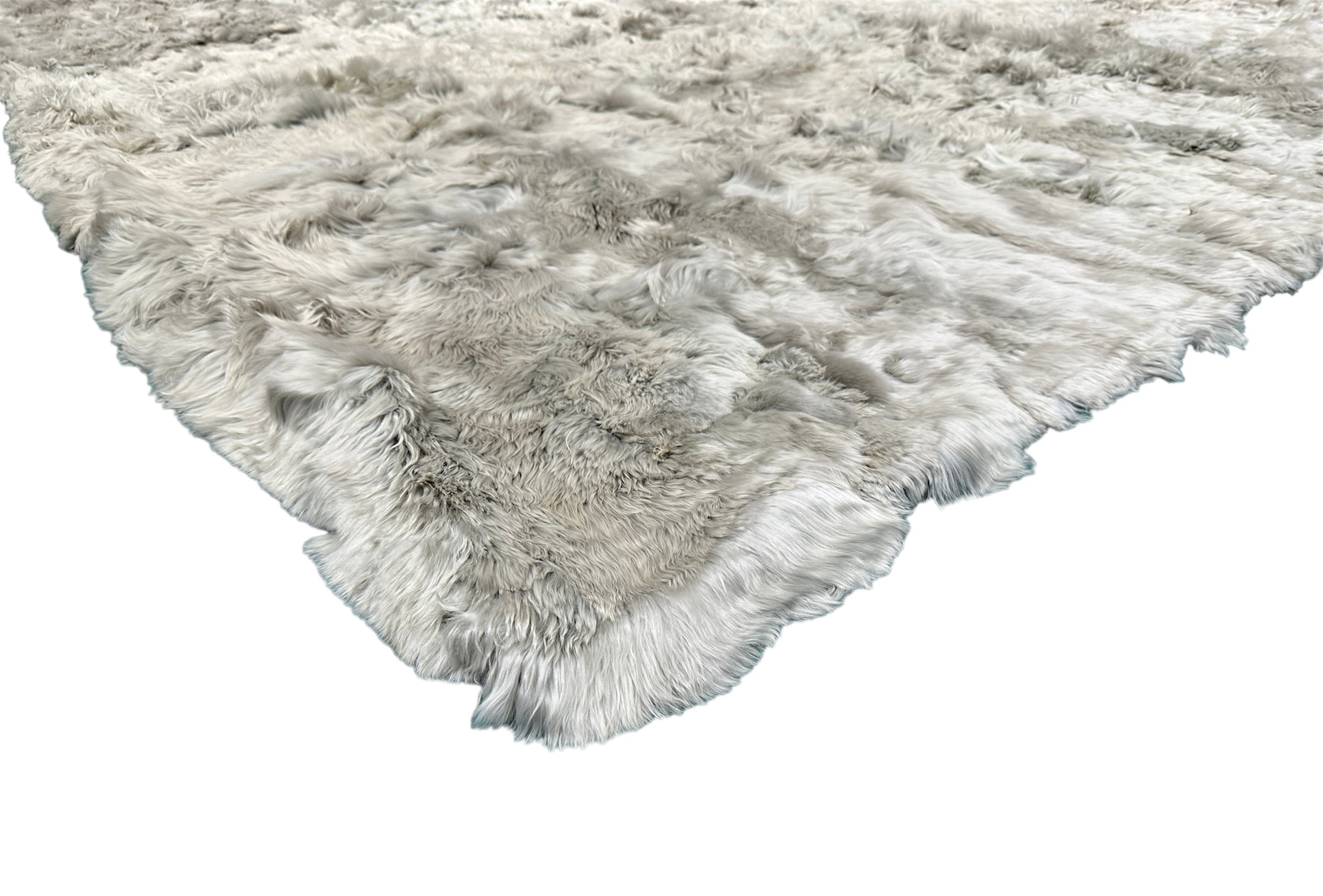 Alpaca Fur- Taupe Silver