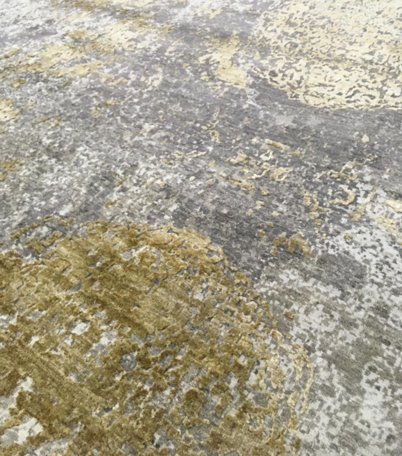 Jade Gray / Gold - Modern Rugs LA