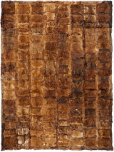 Alpaca Fur - Cobblestone Natural Brown