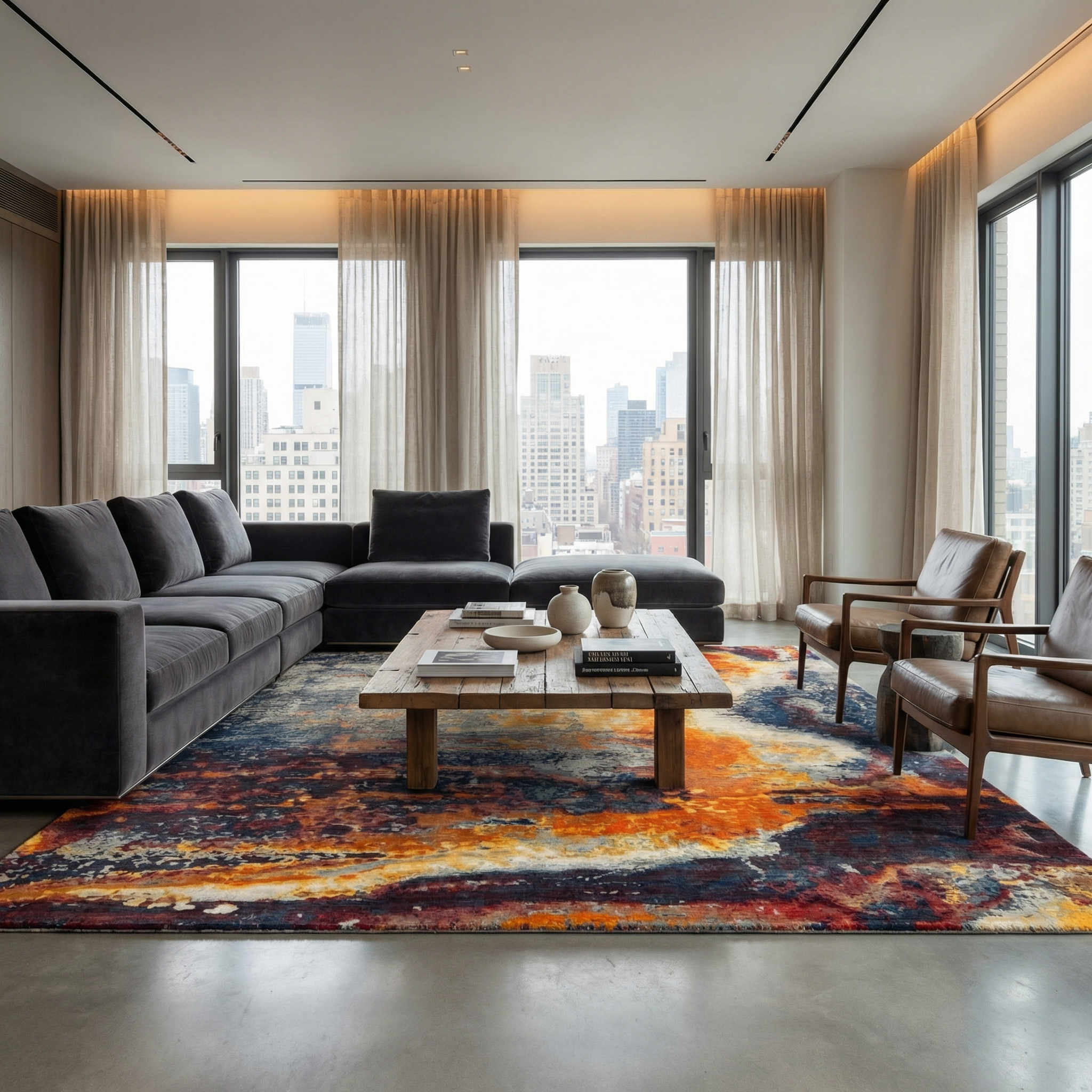 Abstract Impression - Modern Rugs LA