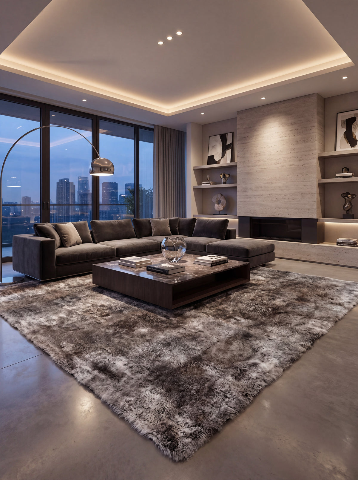 Alpaca Snowtop - Modern Rugs LA