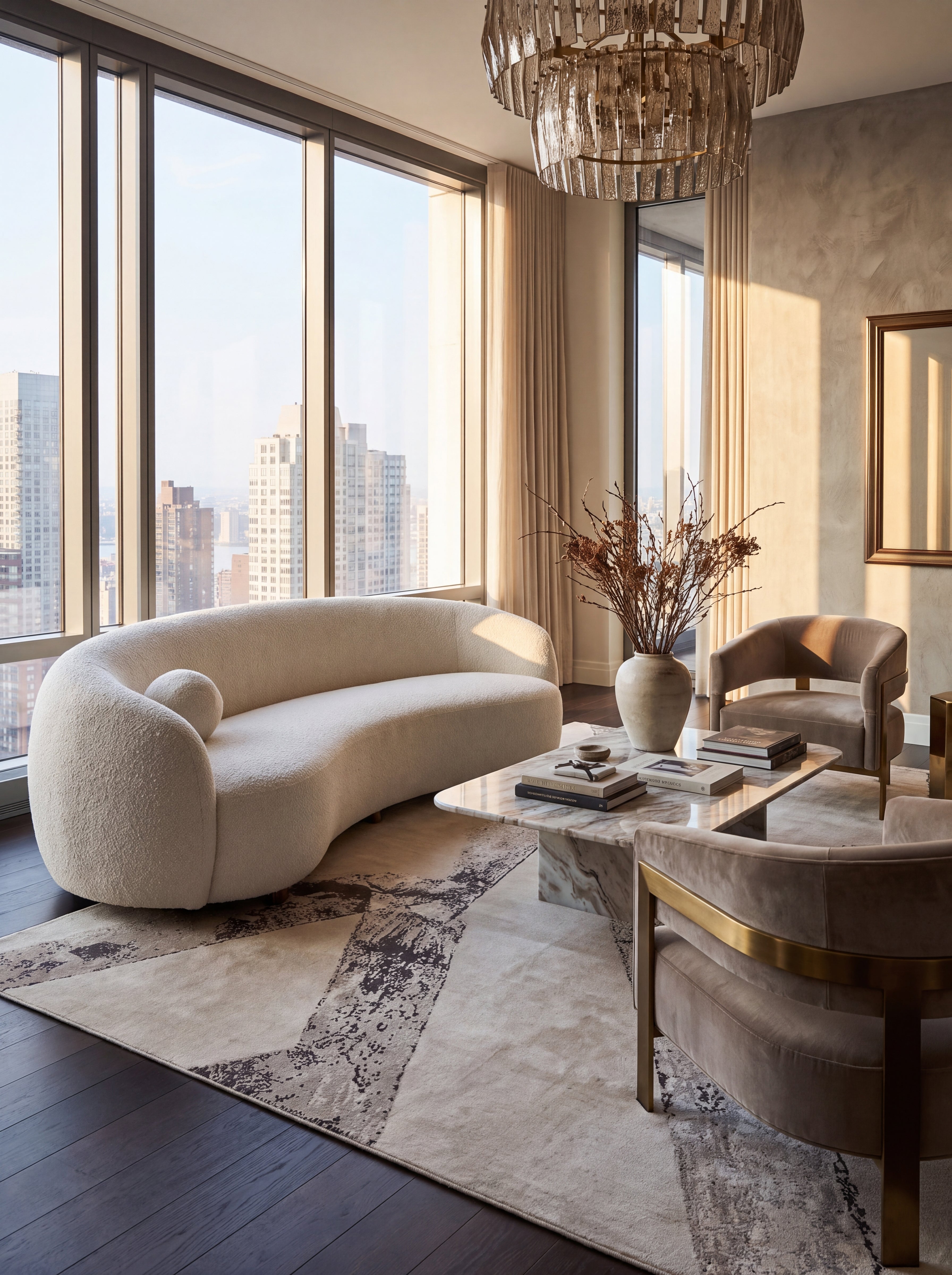 Caldera - Bone - Modern Rugs LA