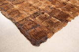 Alpaca Fur - Cobblestone Natural Brown