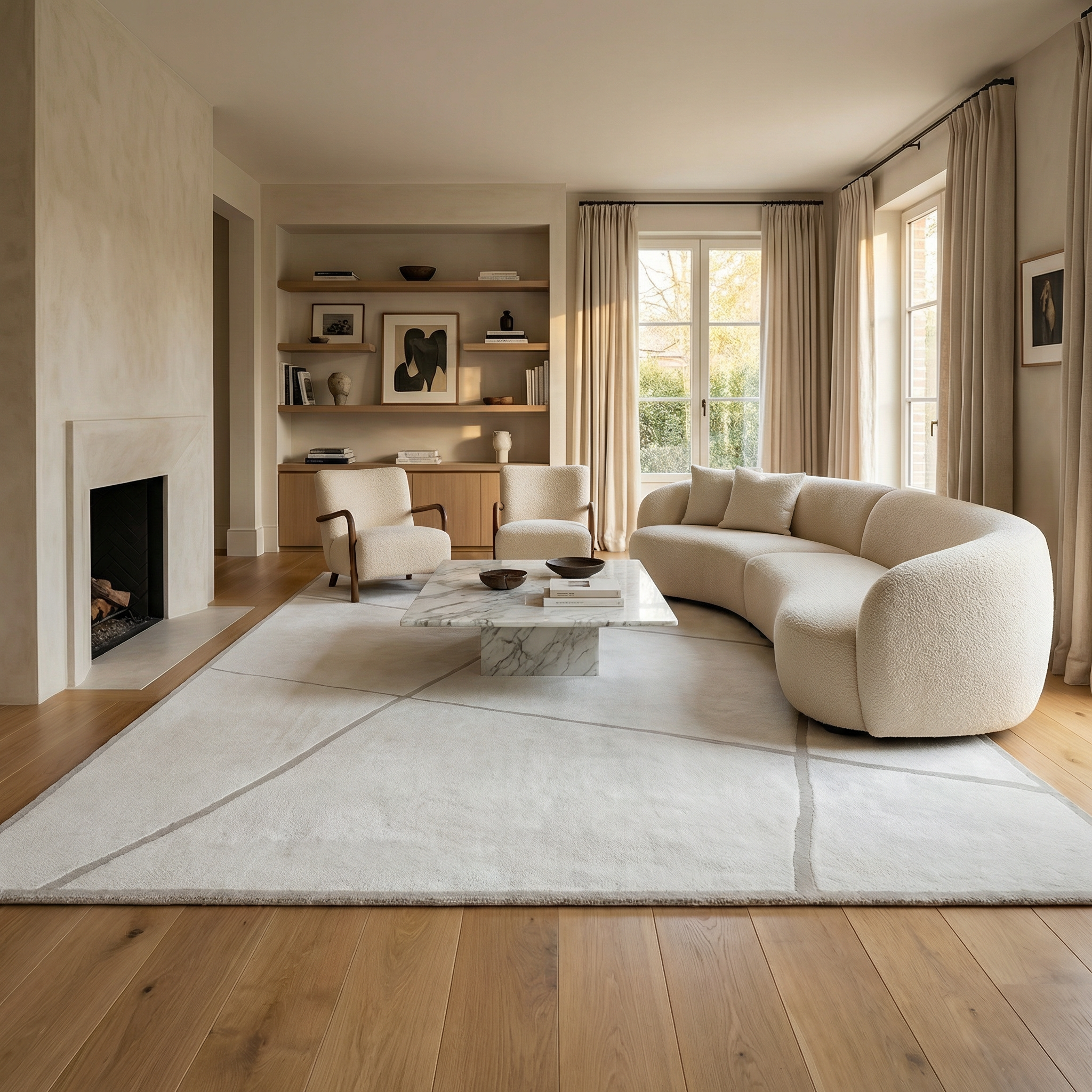 Junction- Ivory/Taupe - Modern Rugs LA