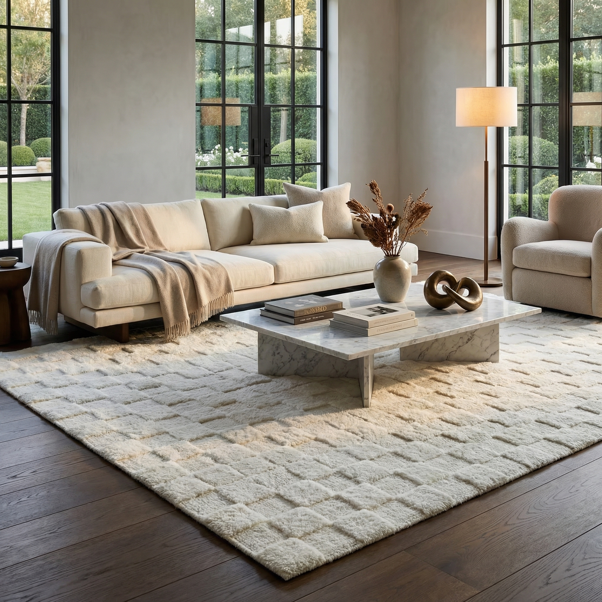Rafa Checkers | 1005 - Modern Rugs LA