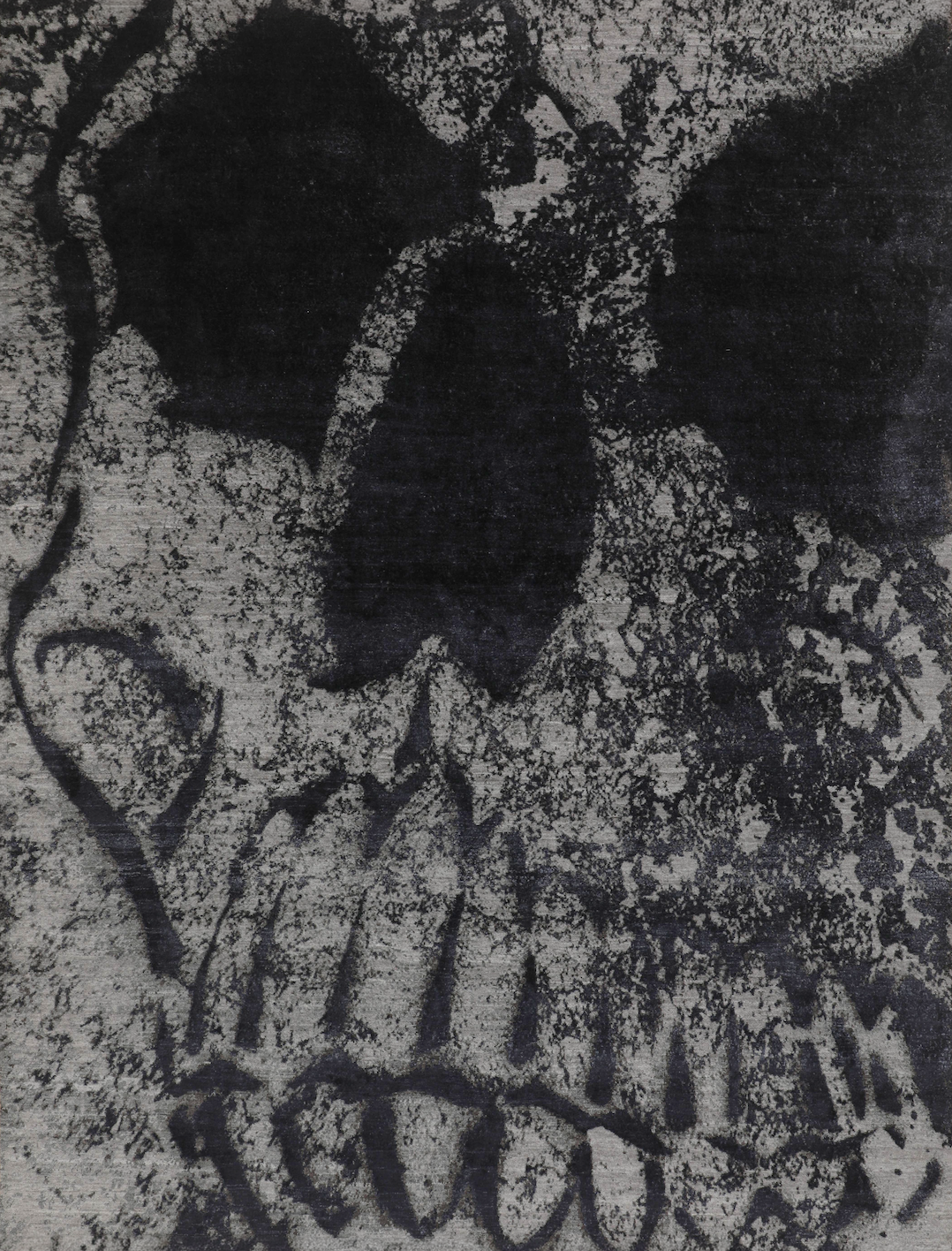 SKULL - Chaz Bojórquez - Modern Rugs LA