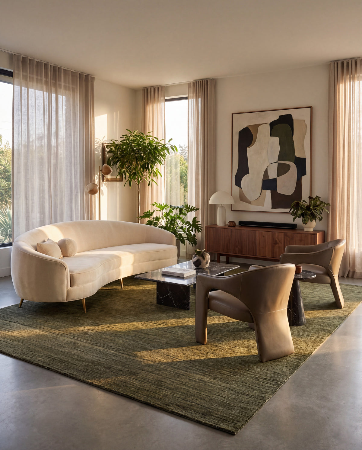 Textured Haze - Modern Rugs LA