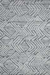 Amelia in Blue / Dark Grey - Modern Rugs LA