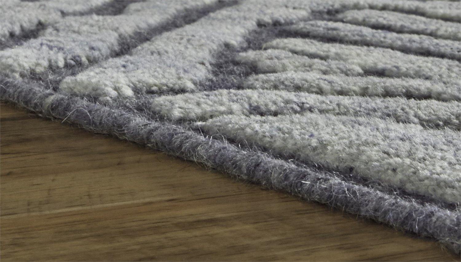 Amelia in Blue / Dark Grey - Modern Rugs LA