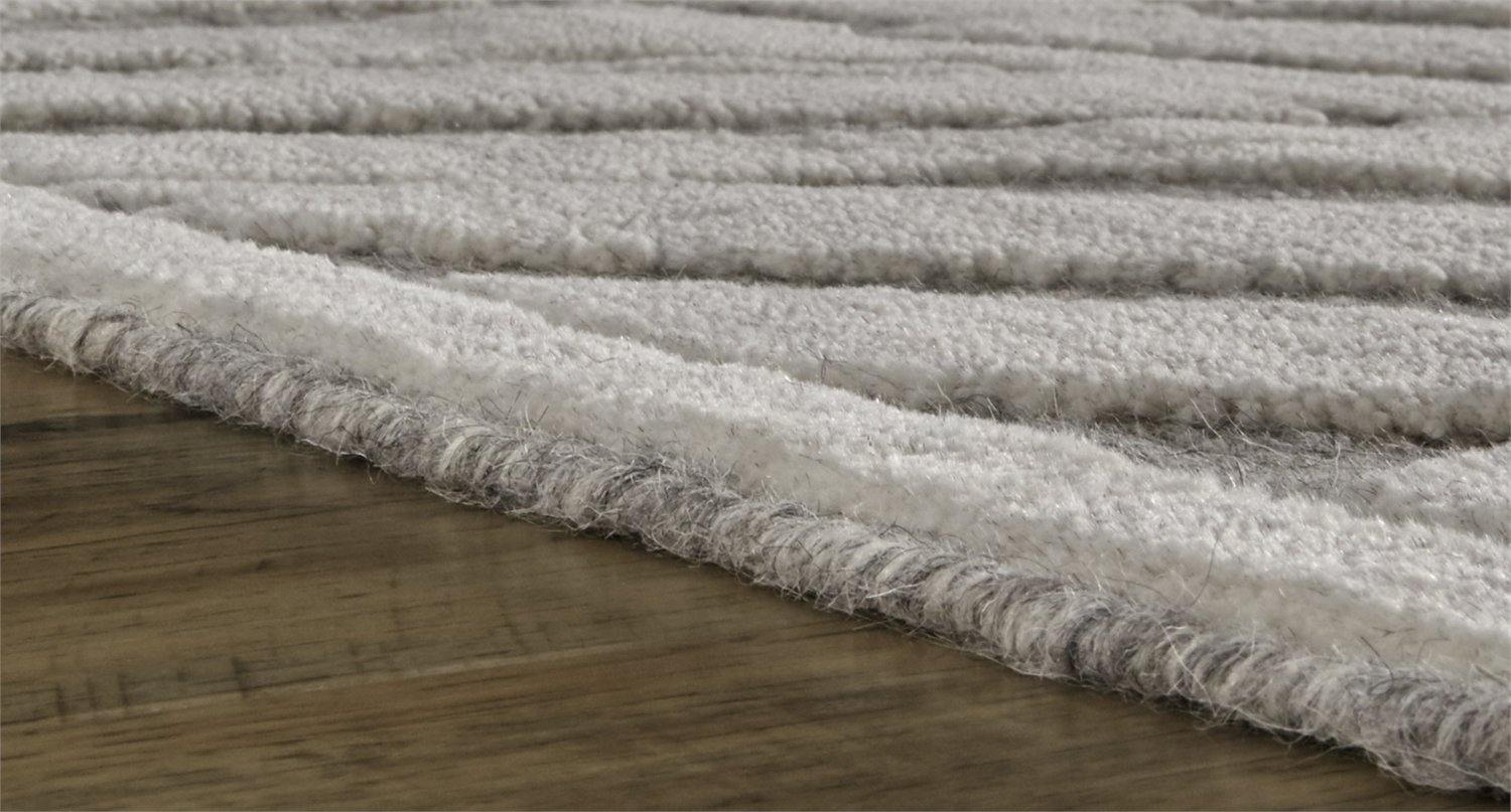 Amelia in Ivory / Grey - Modern Rugs LA