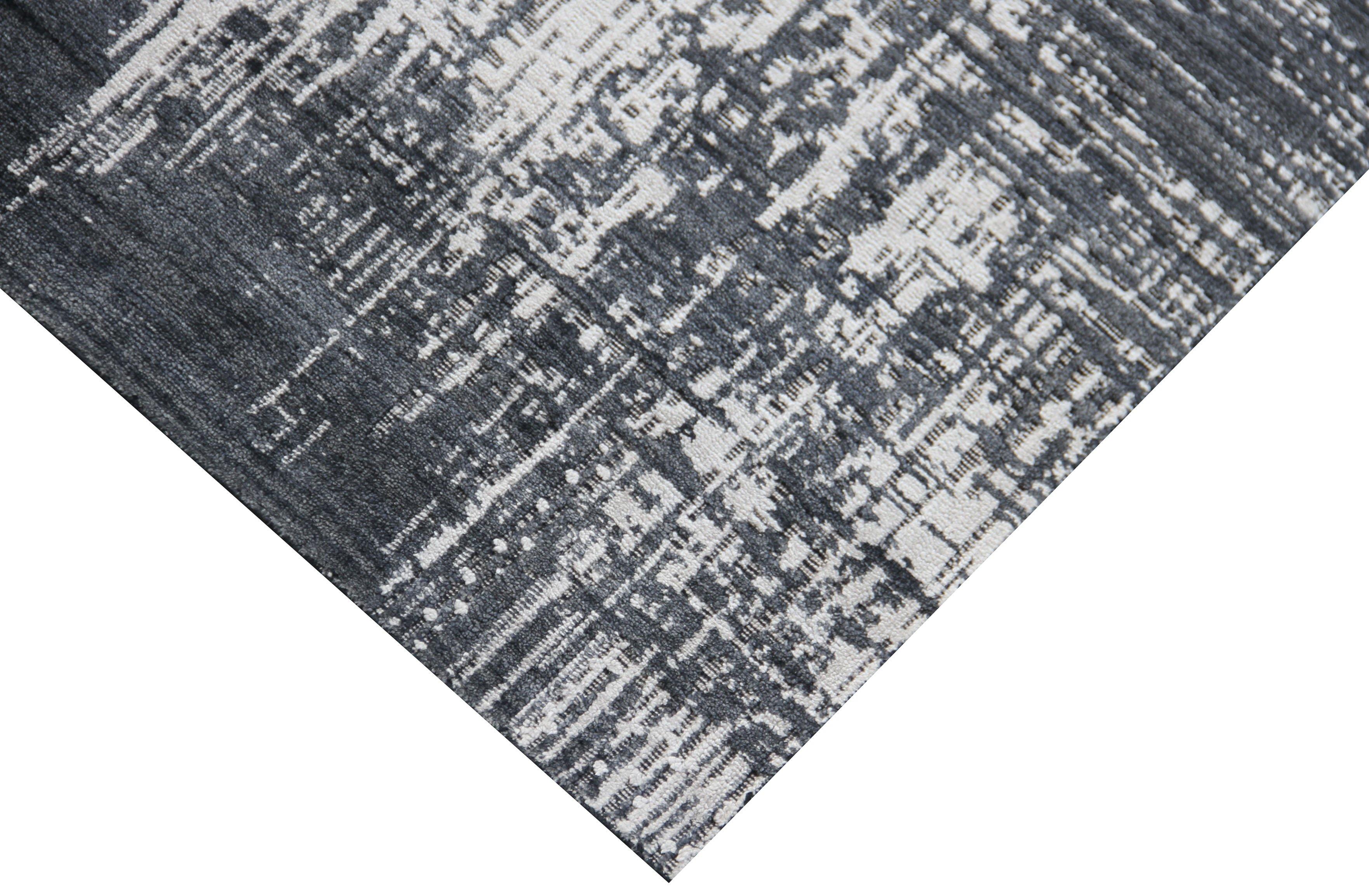 Nirvana Charcoal Silver - Modern Rugs LA