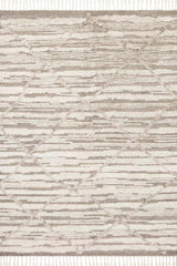 Khalid in Ivory Taupe - Modern Rugs LA