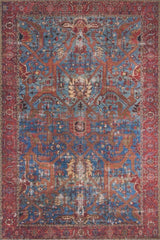 Laura in Blue / Red - Modern Rugs LA