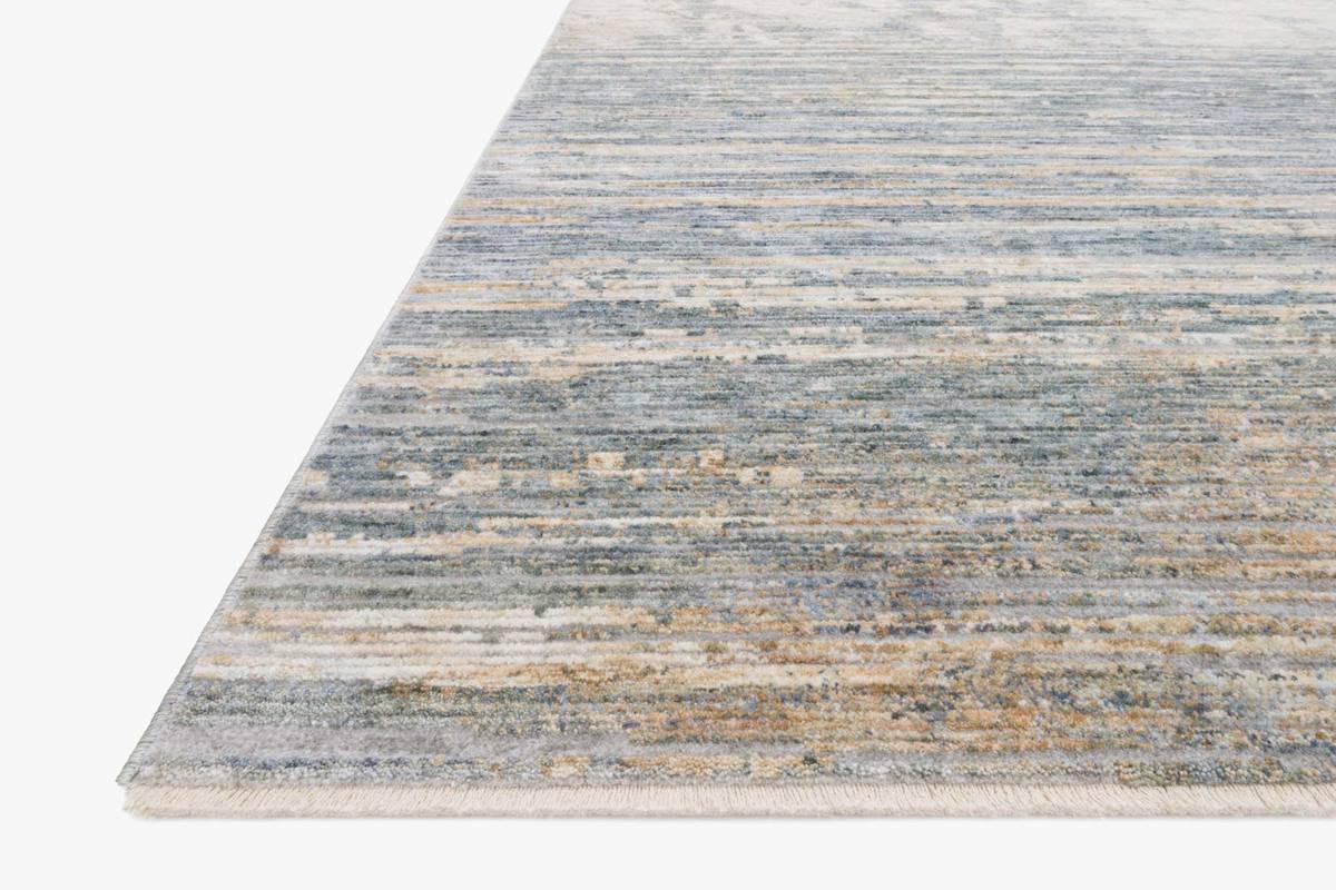 Pandora Ivory / Blue - Modern Rugs LA
