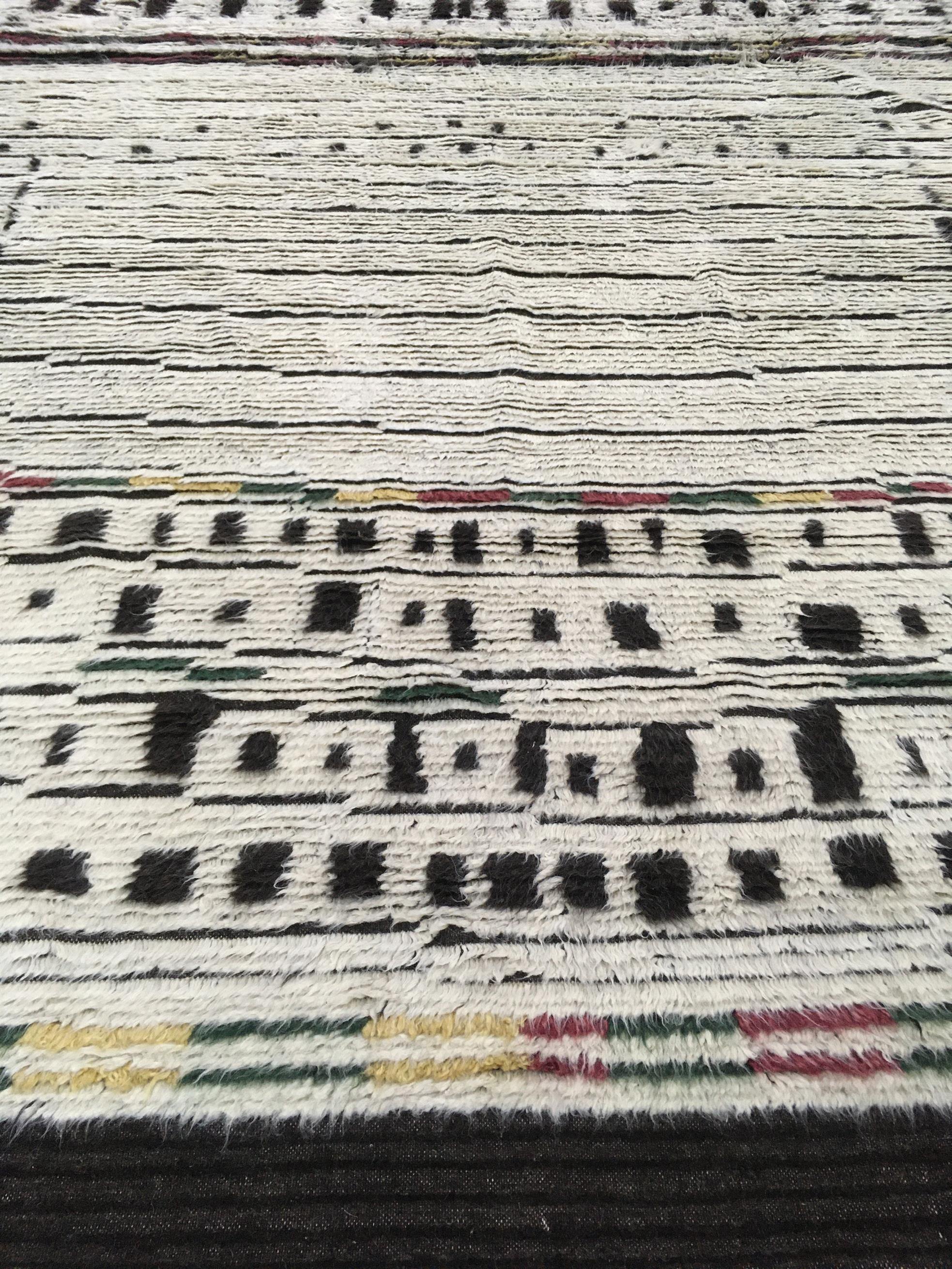 MARRAKECH "IVORY/ BROWN" #1200 - Modern Rugs LA